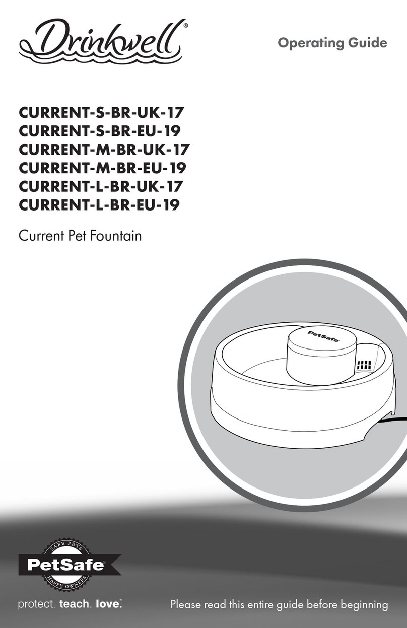 Petsafe Drinkwell CURRENT-M-BR-EU-19 User manual