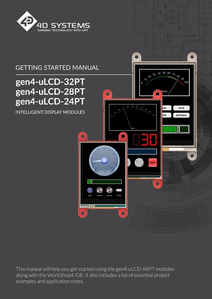 4D systems gen4-uLCD-28PT Parts list manual