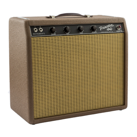 Fender '62 Princeton Chris Stapleton Edition User manual