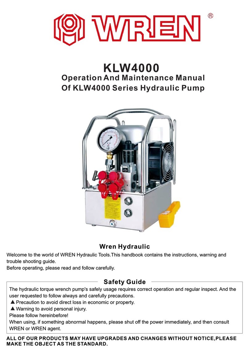 Wren KLW4000 Series Operation and maintenance manual