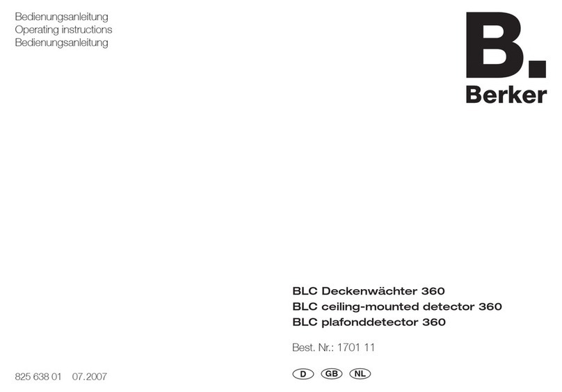 Berker BLC 360 User manual