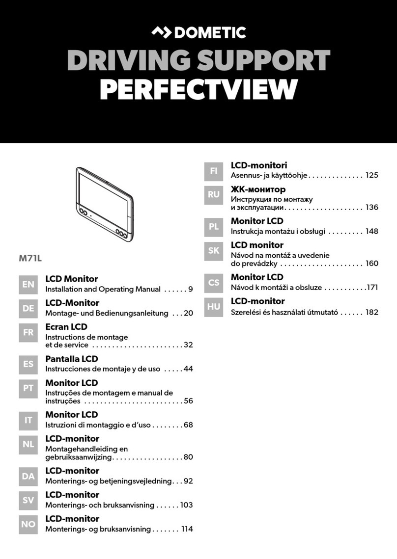 Dometic PerfectView M71L User manual