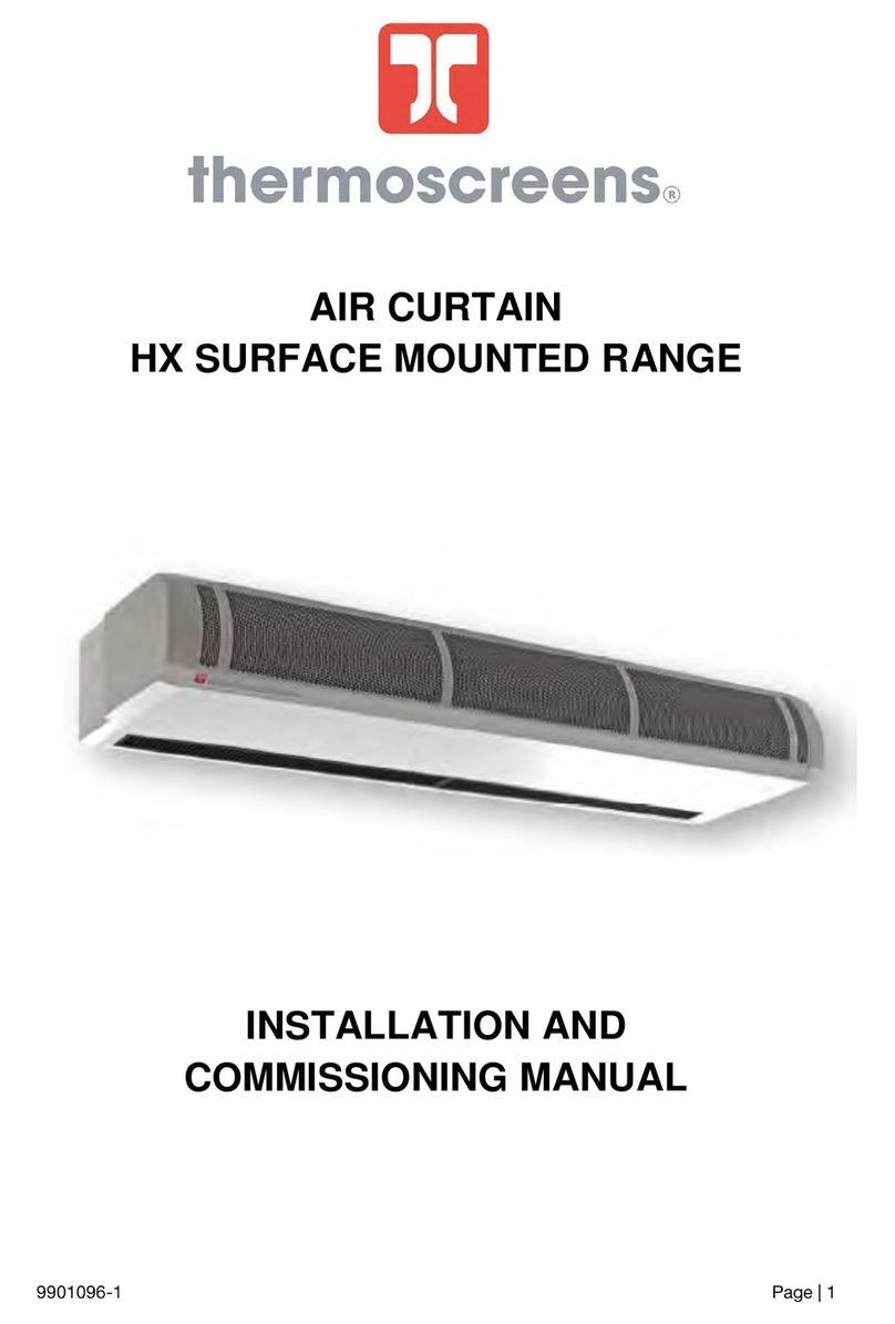 Thermoscreens HX Series Installation and commissioning manual