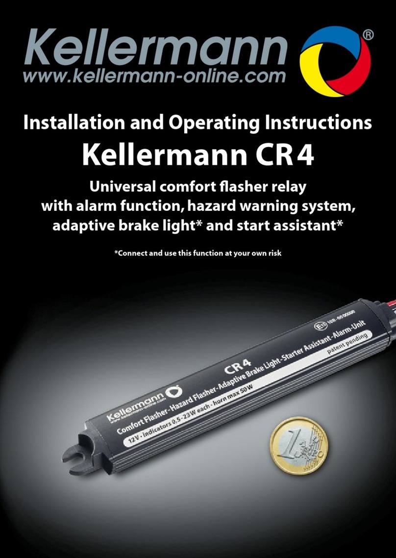 kellermann CR 4 Installation and operating instructions kellermann CR 4 Installation and operating instructions