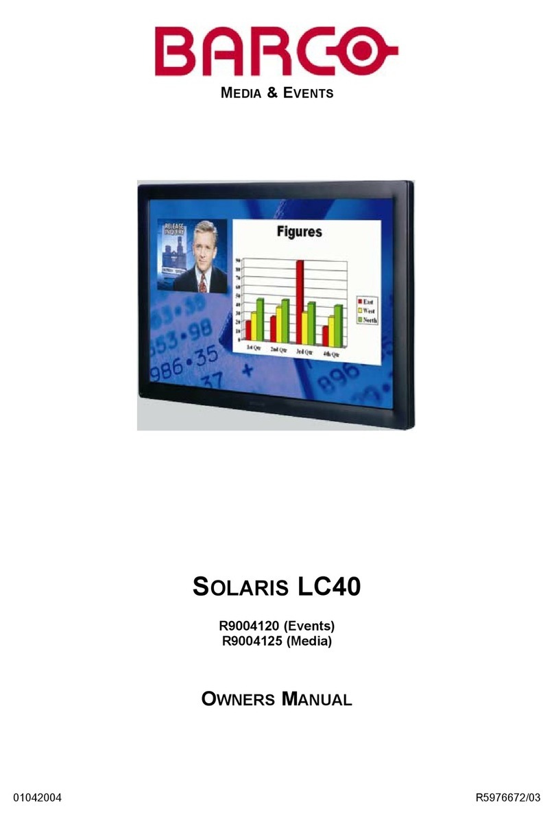 Barco Solaris LC40 User manual