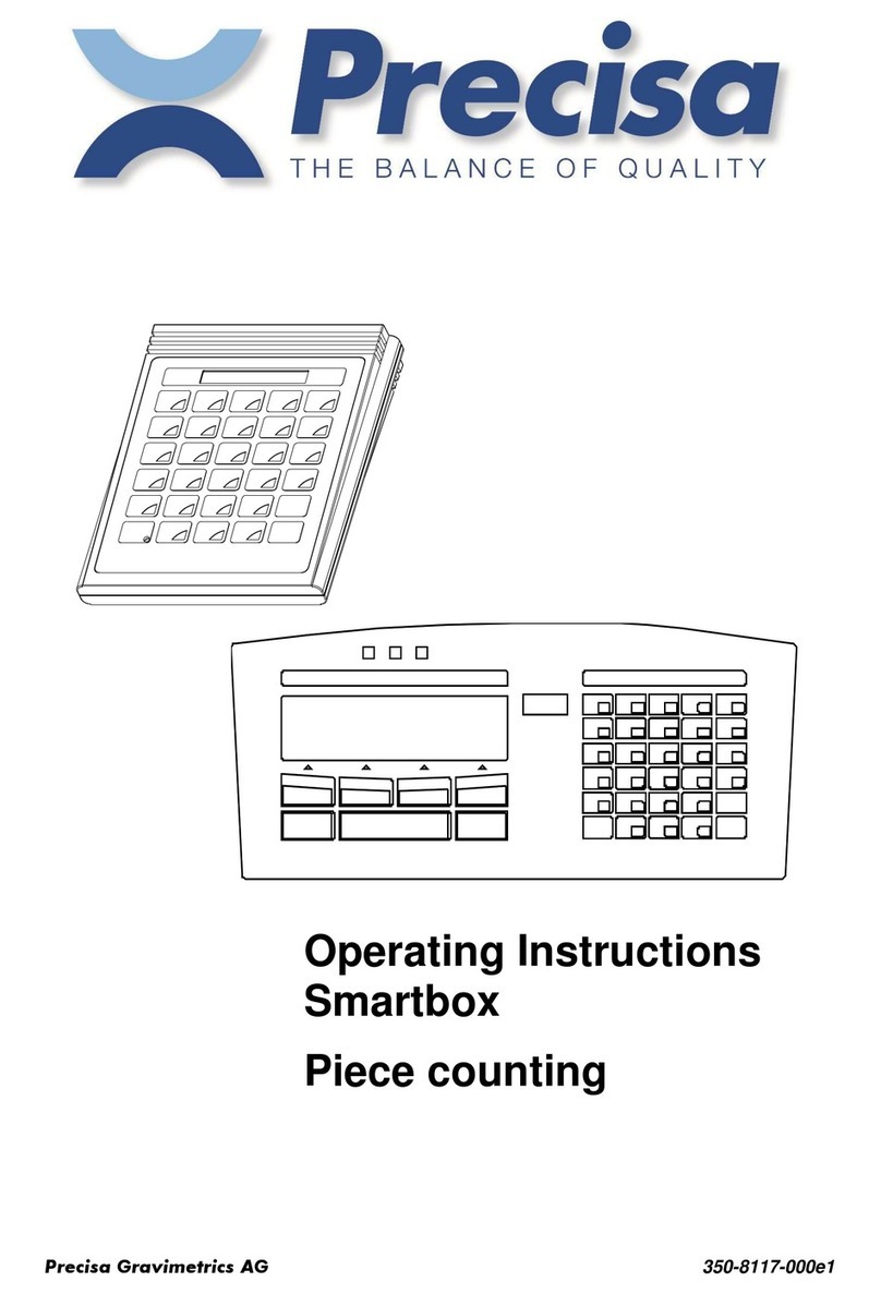 Precisa Smartbox Piece counting User manual