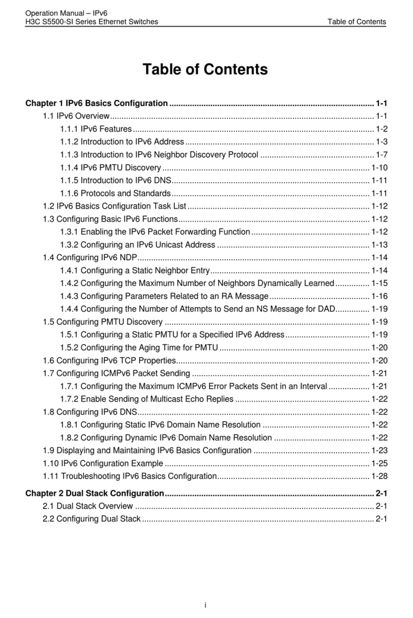 H3C S5500-SI Series User manual