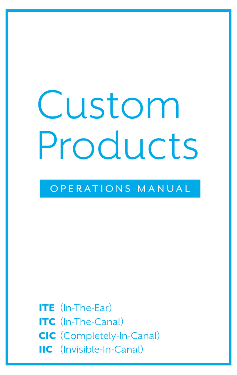 Starkey Hearing Technologies ITE Operation manual