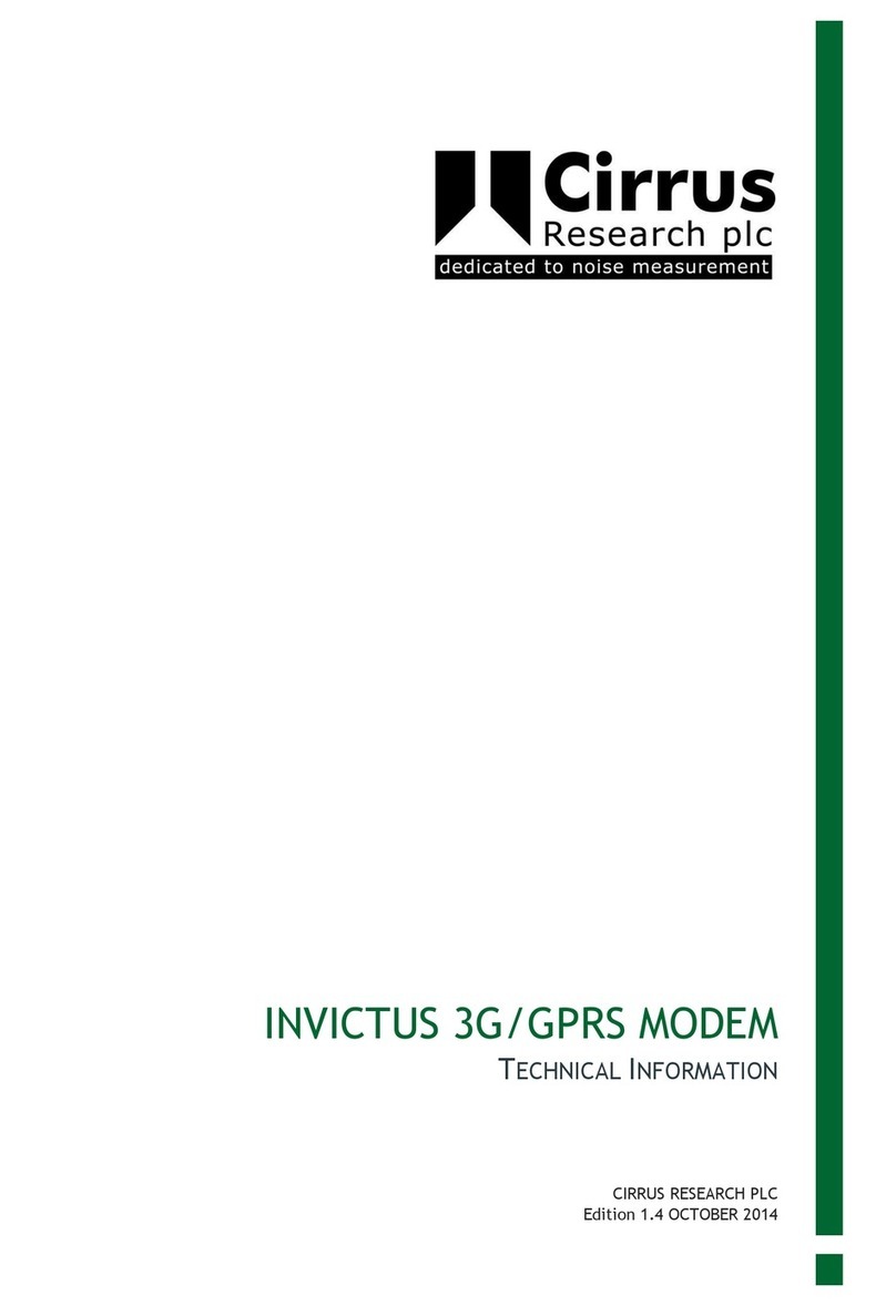 Cirrus INVICTUS technical information