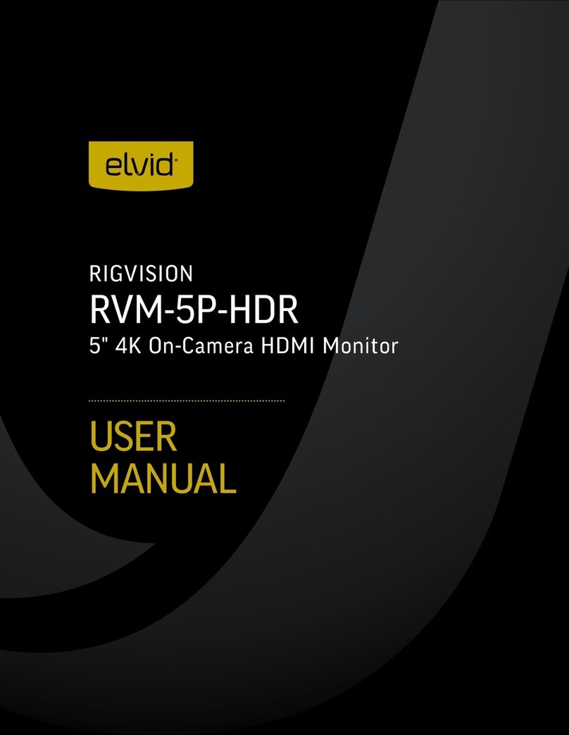 Elvid RIGVISION RVM-5P-HDR User manual Elvid RIGVISION RVM-5P-HDR User manual