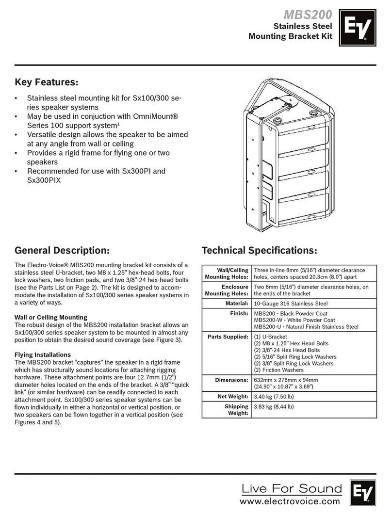 Electro-Voice MBS200 manual