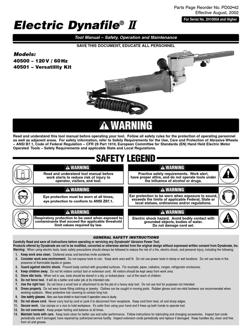 Dynabrade Dynafile II 40500 Guide