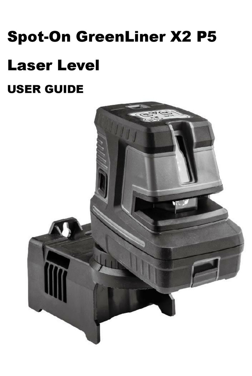 Spot-on GreenLiner X2 P5 user guide