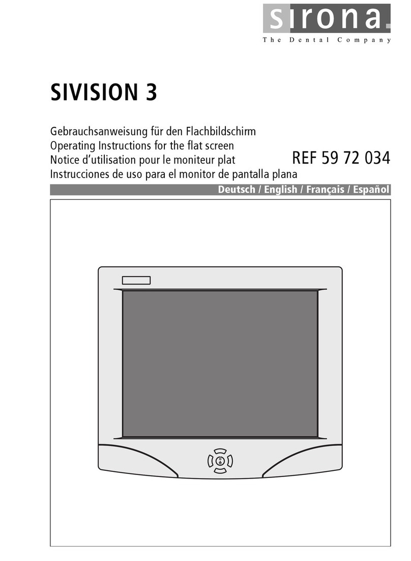 Sirona SIVISION 3 User manual