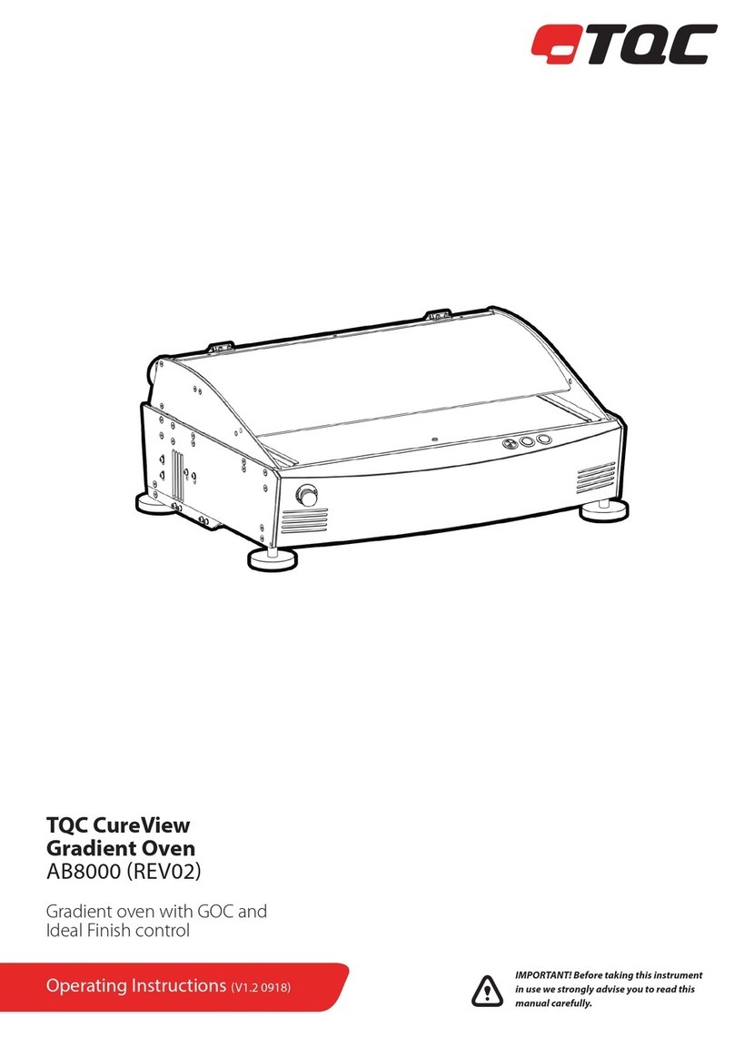TQC CureView AB8000 operating instructions
