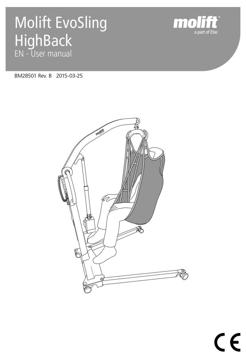 Etac Molift EvoSling HighBack user manual