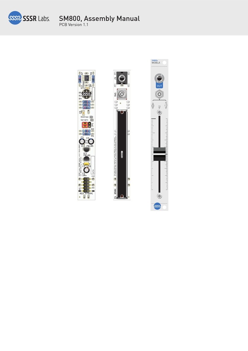 SSSR Labs SM800 Assembly manual