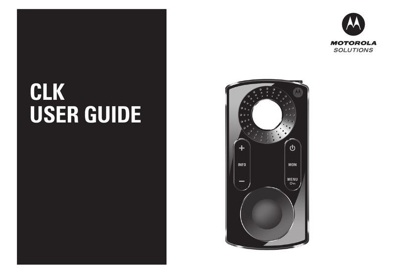 Motorola CLK User manual