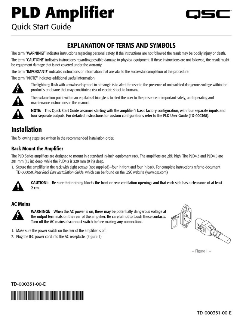 QSC PLD4/5 User manual
