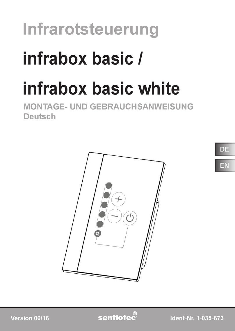 sentlotec infrabox basic Instructions for installation and use