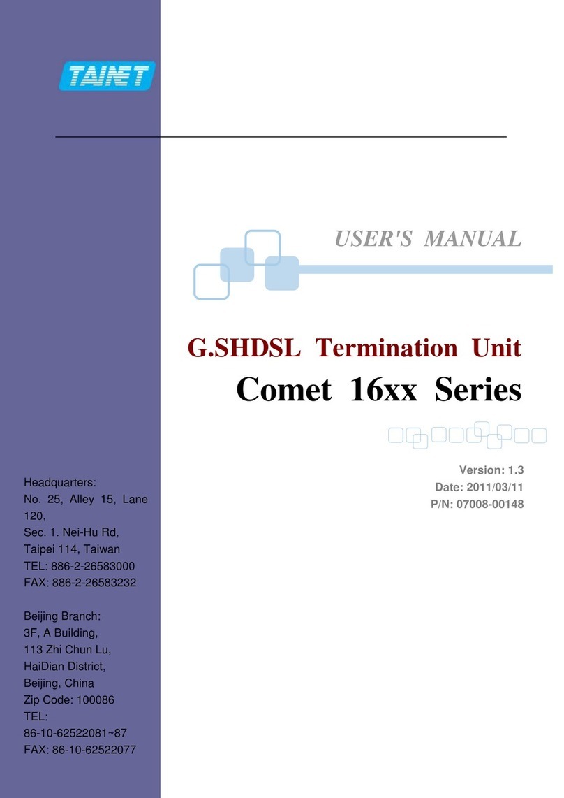 Tainet Comet 16 Series user manual