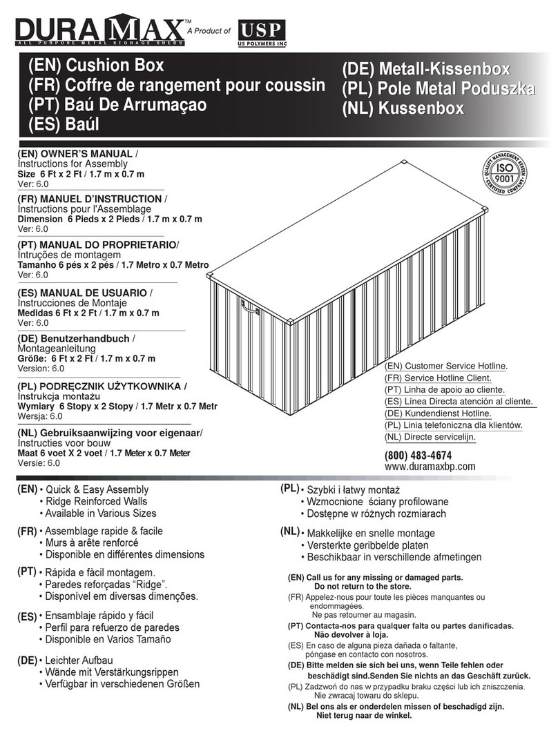 USP DURAMAX Cushion Box User manual