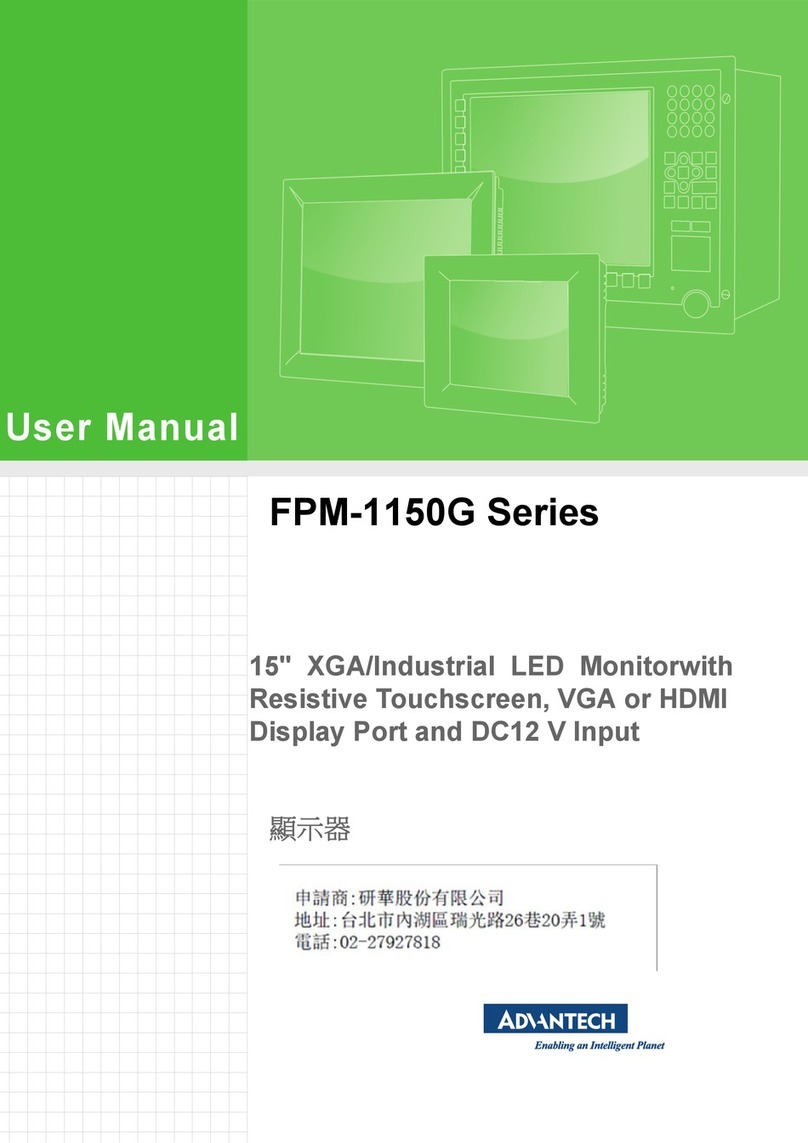 Advantech FPM1150GRVA1801-T User manual