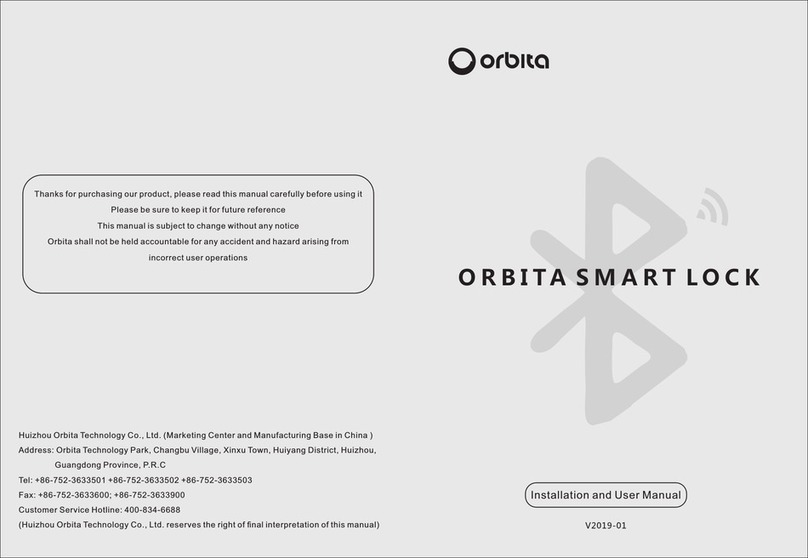 Orbita Smart lock User manual
