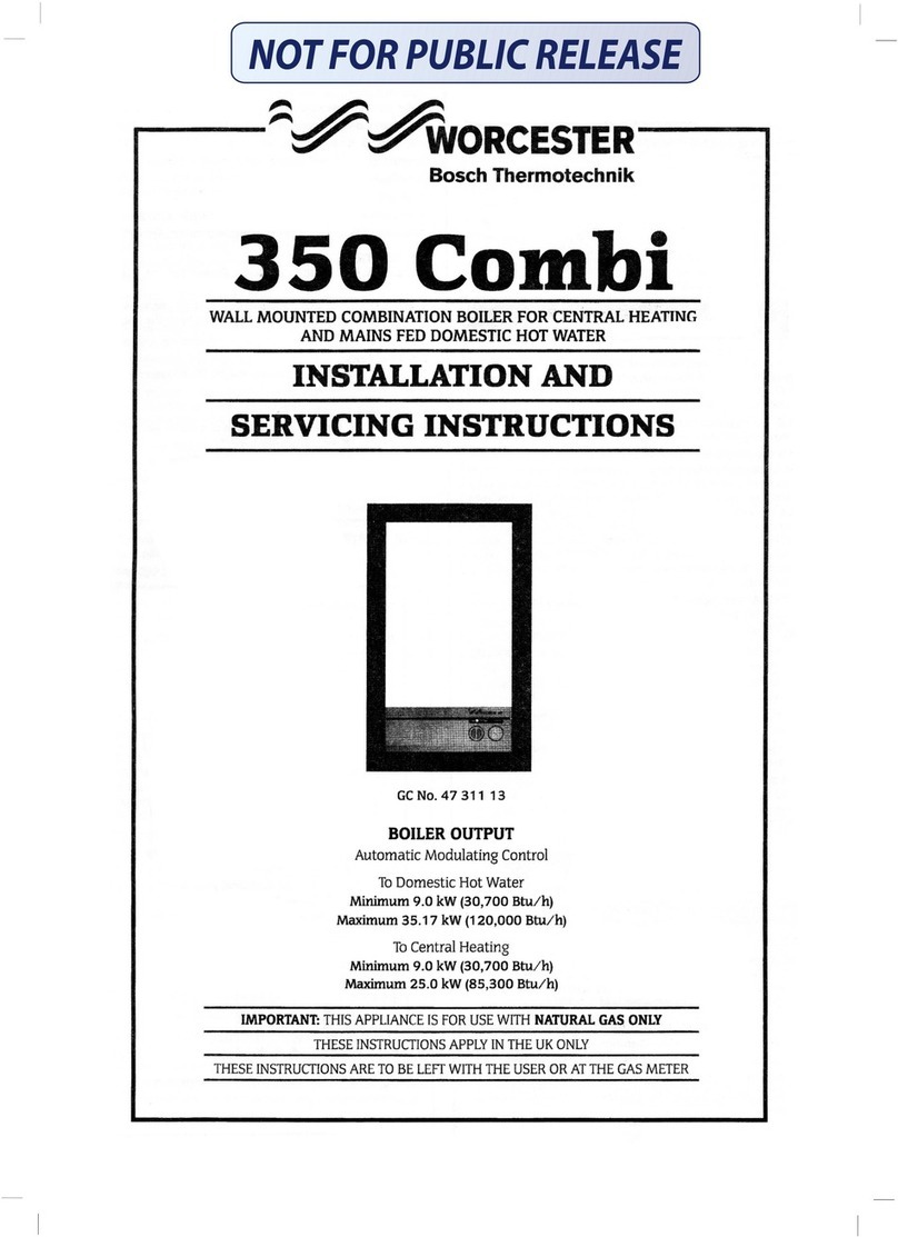 Worcester 350 Combi User guide Worcester 350 Combi User guide