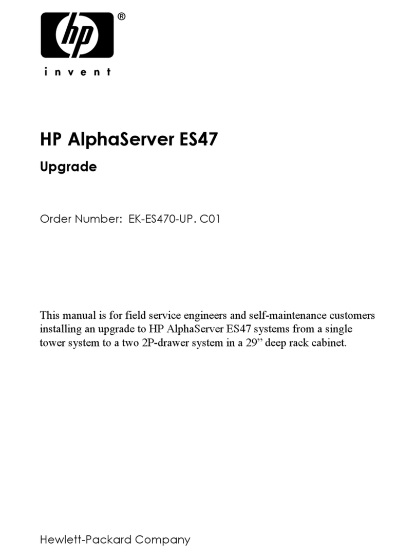 HP AlphaServer ES47 Upgrade manual