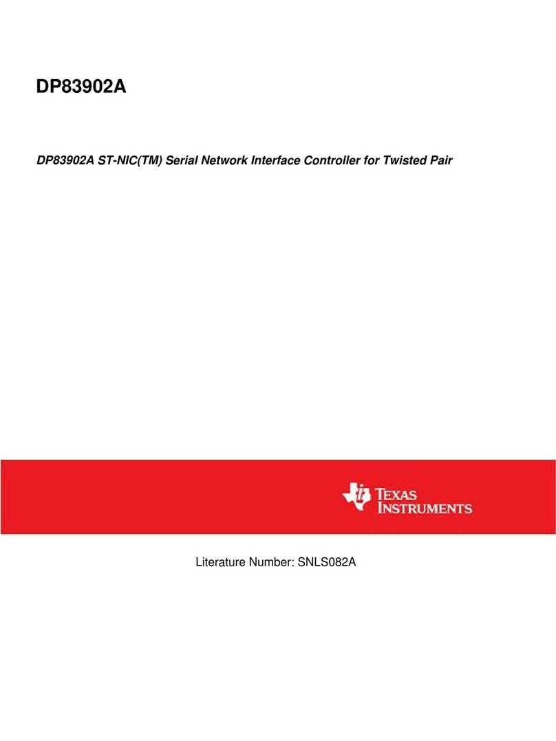 National Semiconductor ST-NIC DP83902A manual National Semiconductor ST-NIC DP83902A manual