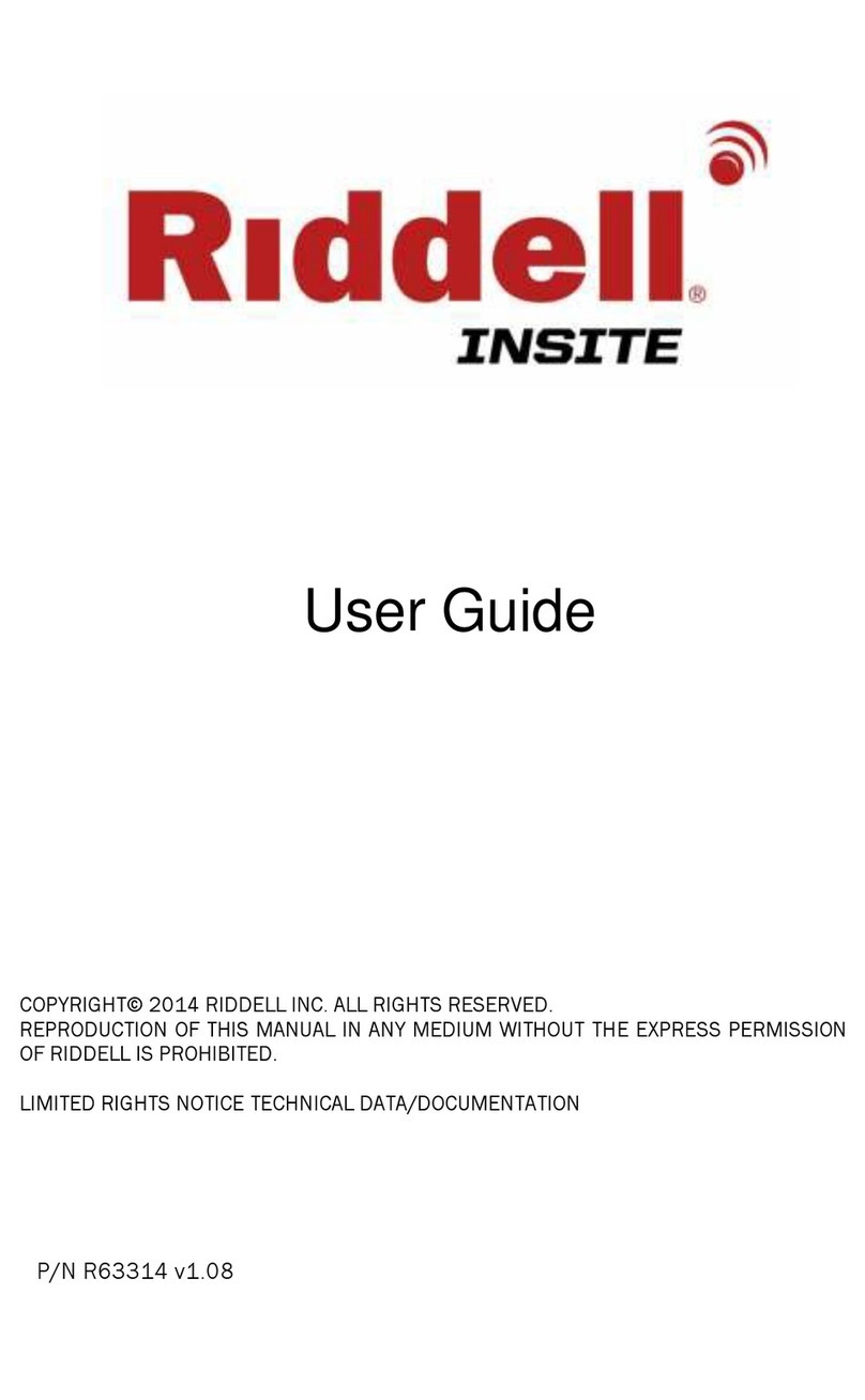 Riddell InSite User manual
