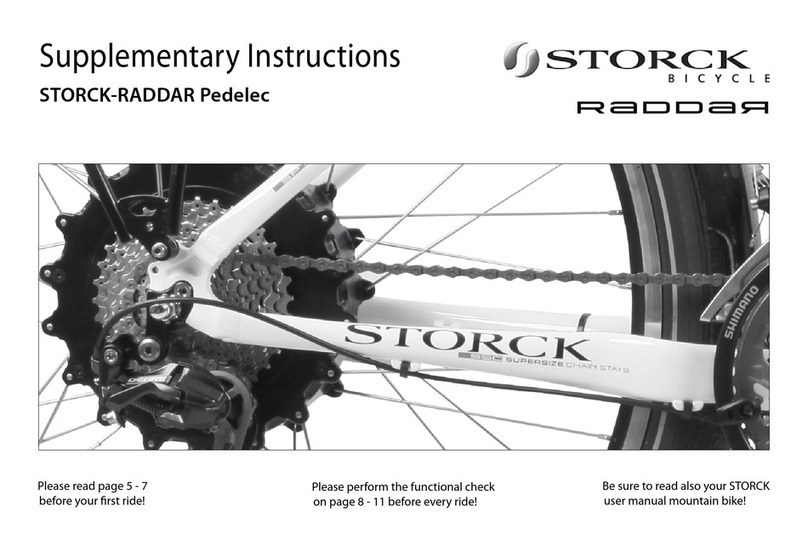 Storck STORCK-RADDAR Pedelec Supplementary instructions