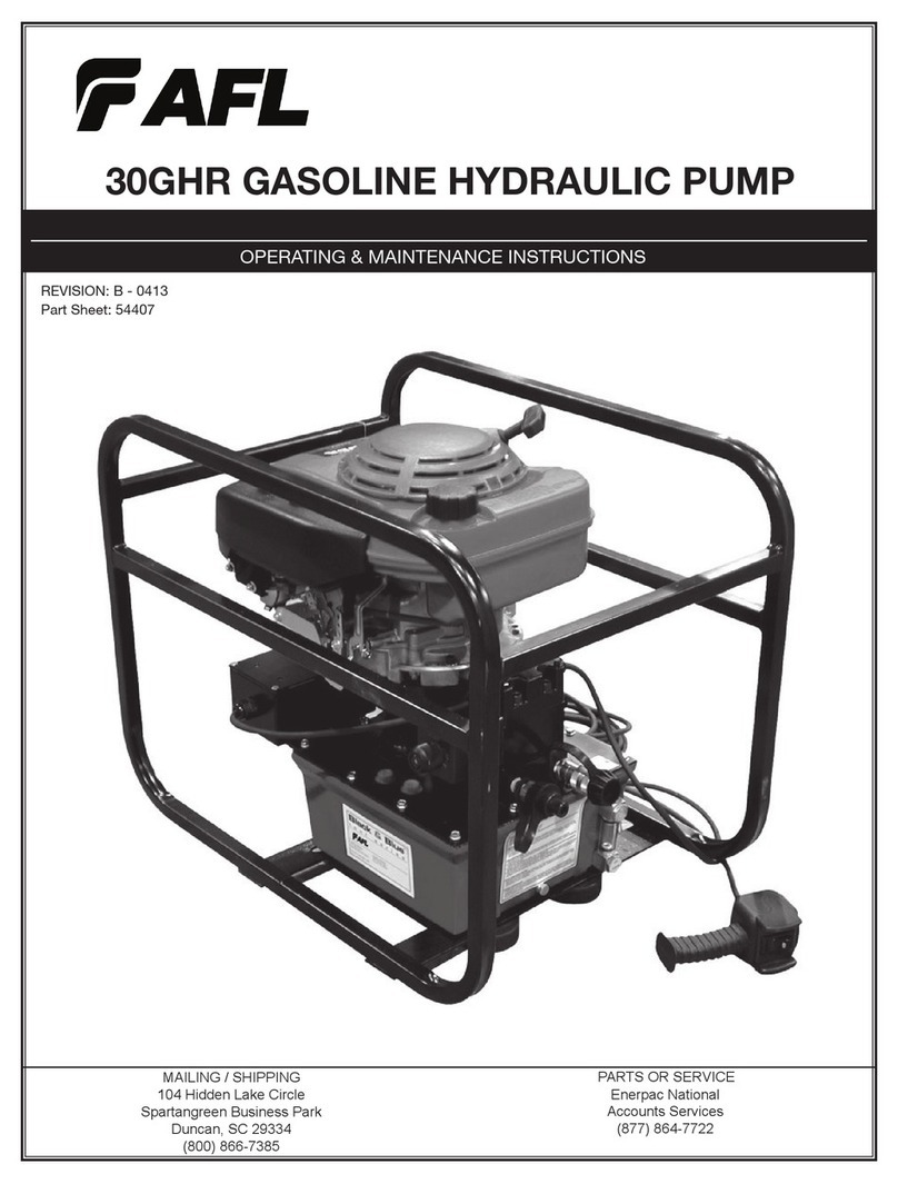 AFL 30GHR Operating & maintenance instructions