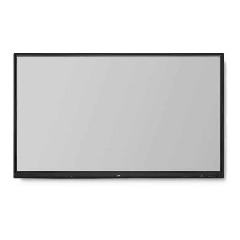 NEC MultiSync CB651Q User manual