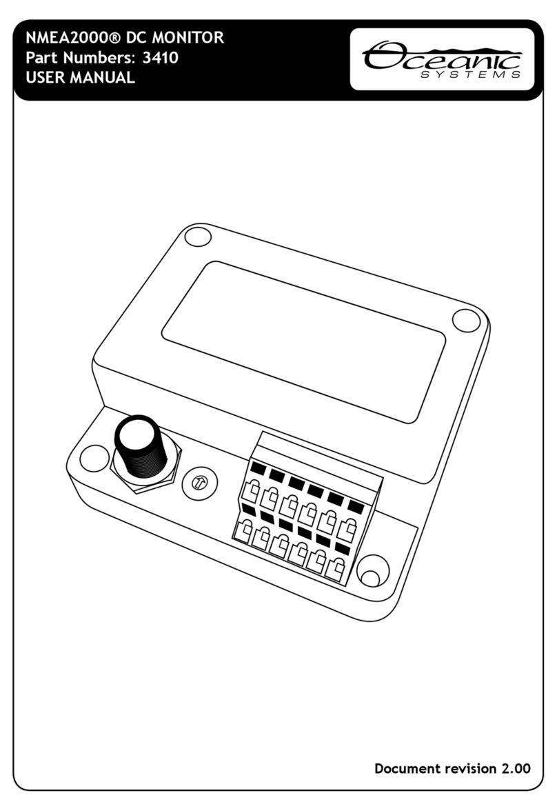 Oceanic Systems NMEA2000 3410 user manual