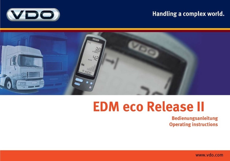 Siemens VDO EDM eco Release II User manual