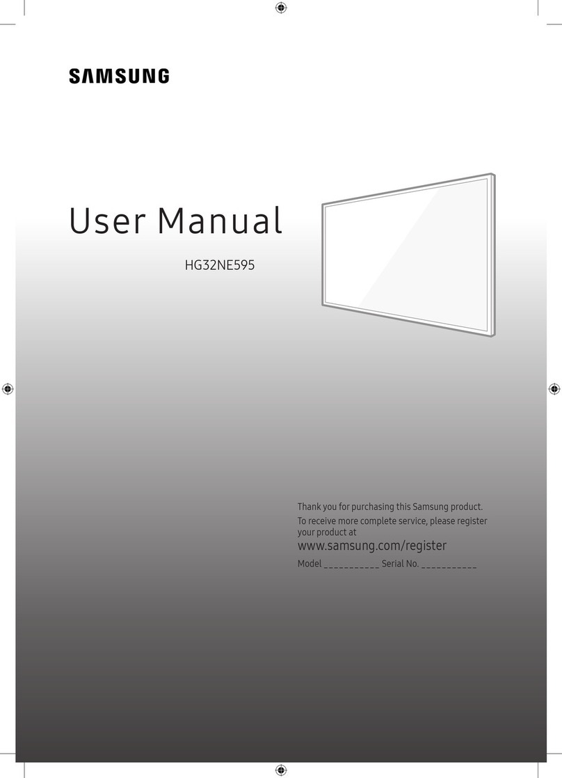Samsung HG32NE595 User manual Samsung HG32NE595 User manual
