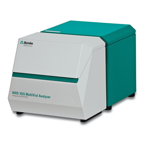 Metrohm FOSS NIRS XDS MultiVial Analyzer User manual