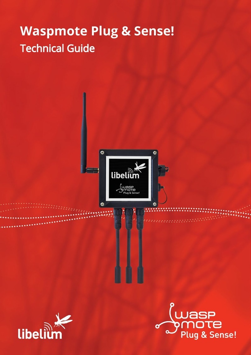 Libelium Waspmote Plug & Sense! Series Quick start guide