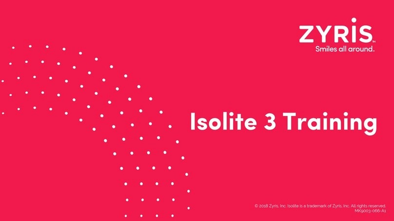 Zyris Isolite 3 Training instructions