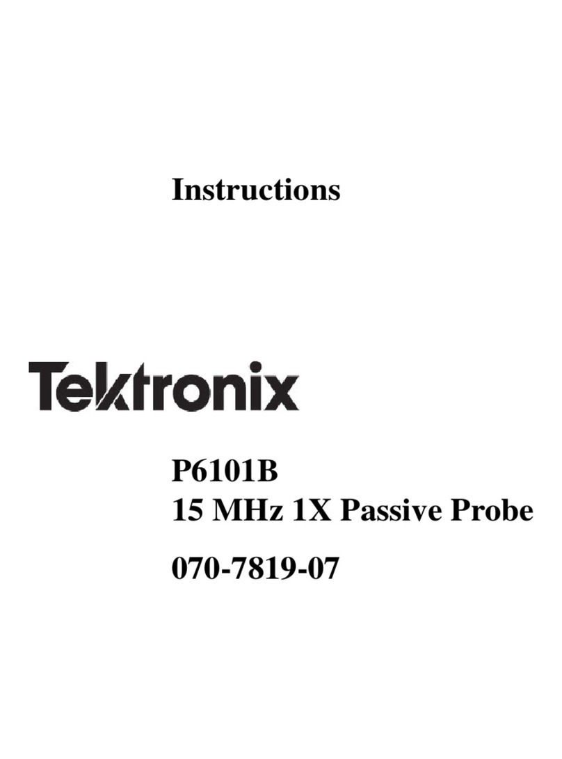Tektronix P6101B User manual
