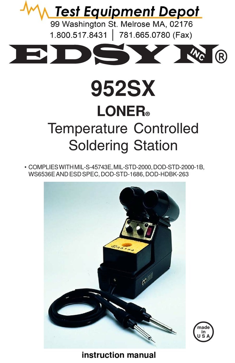 Test Equipment Depot EDSYN LONER 952SX instruction manual