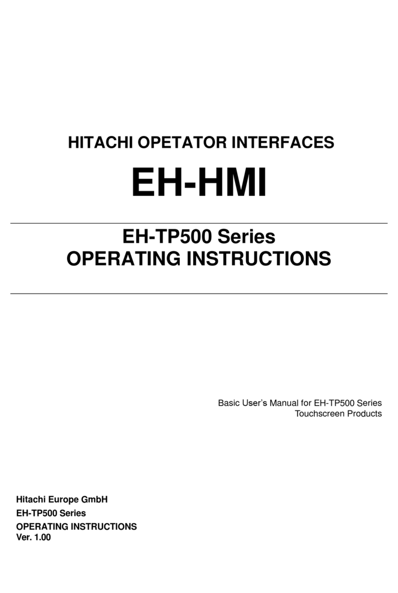 Hitachi EH-TP504 operating instructions