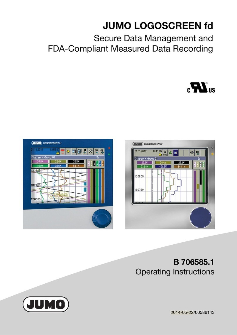 JUMO LOGOSCREEN fd operating instructions