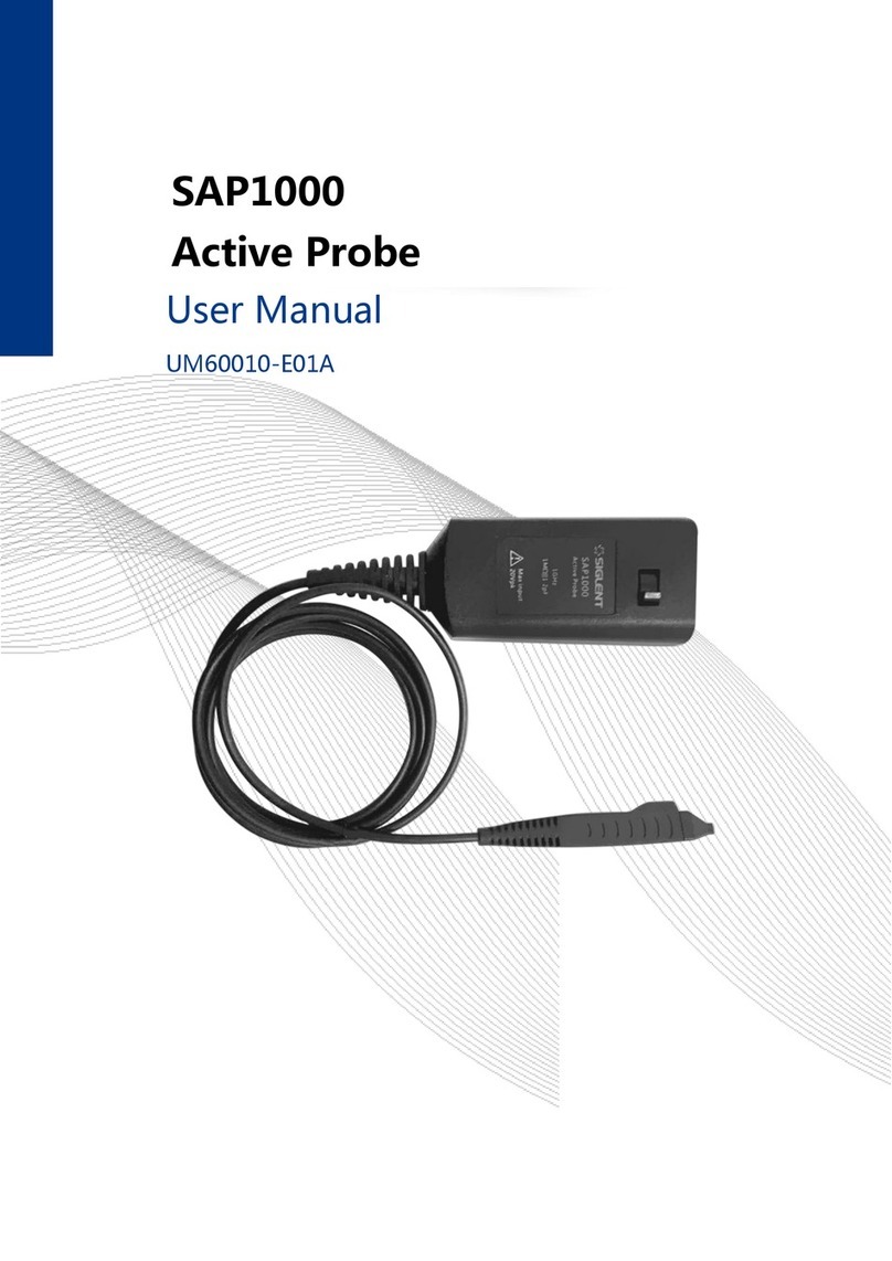 SIGLENT TECHNOLOGIES SAP1000 user manual