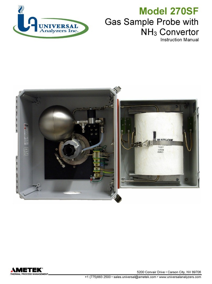 Ametek Universal Analyzers 270SF instruction manual
