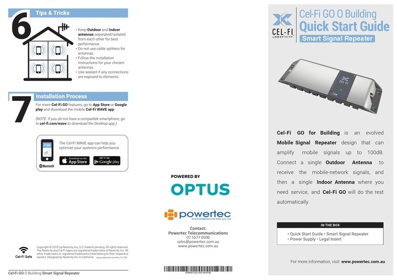 NEXTIVITY Cel-Fi GO O Building User manual