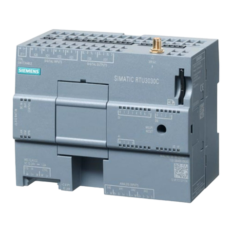 Siemens Simatic RTU3030C operating instructions Siemens Simatic RTU3030C operating instructions
