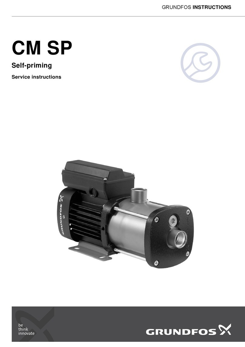 Grundfos CM SP Service instructions
